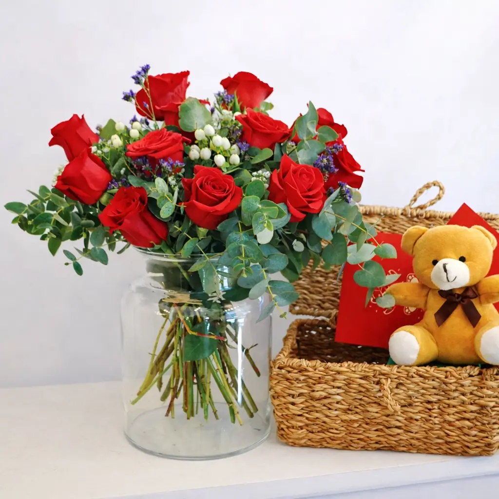 Ramo rosas rojas Martina