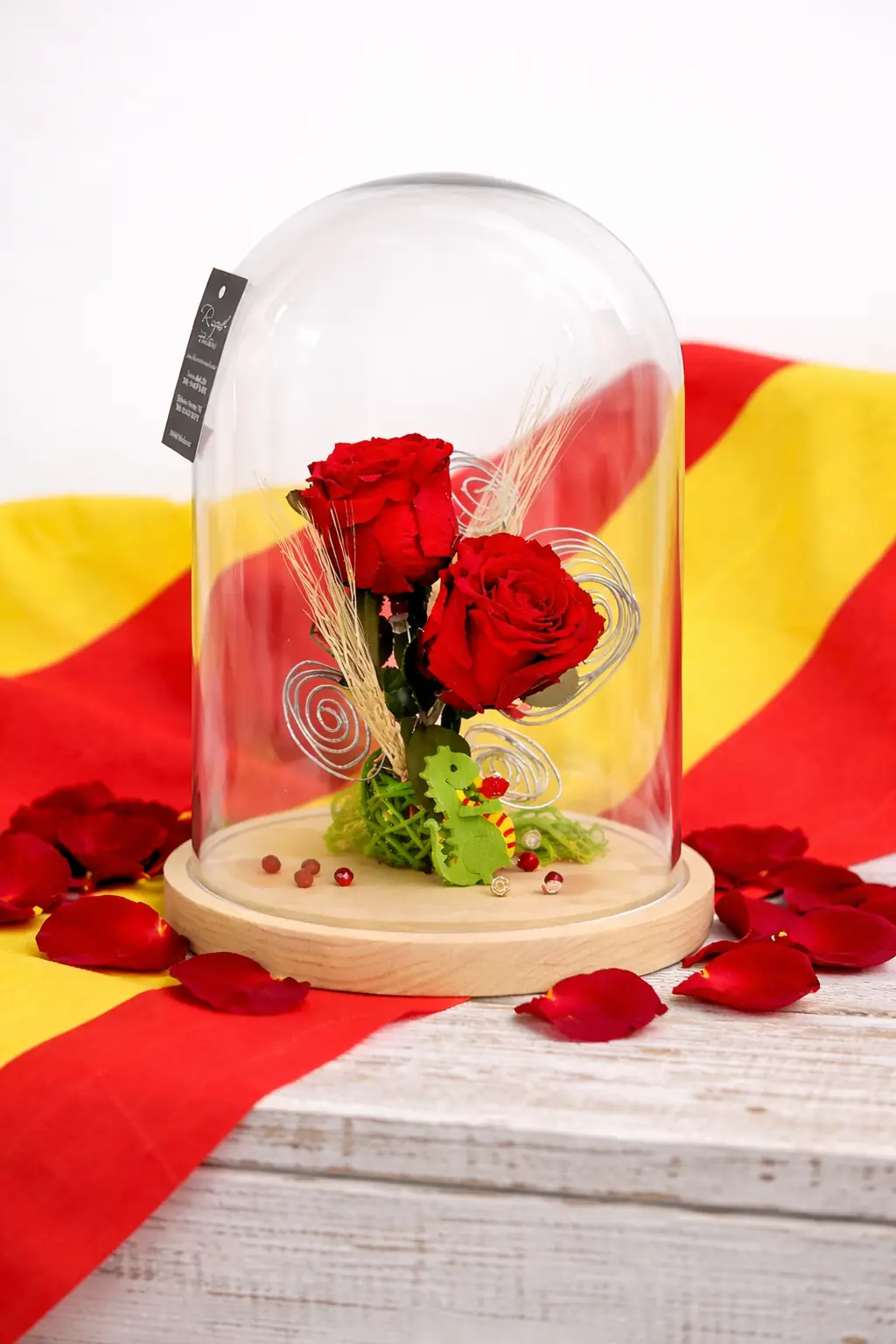 Cúpula 2 Rosas Eternas Sant Jordi