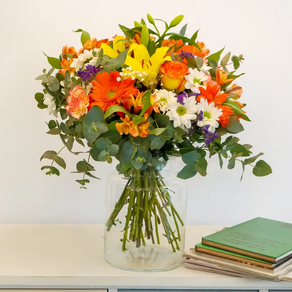 Ramo Flores Naranja - Floradomicilio